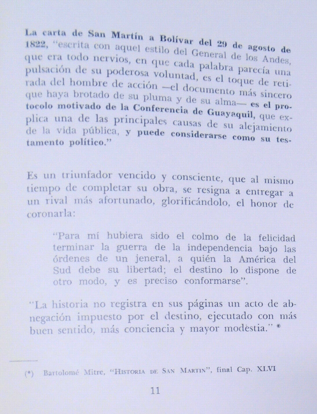 Eduardo Marmol - Es apócrifo el testamento político de San Martín? SIGNED. 1964