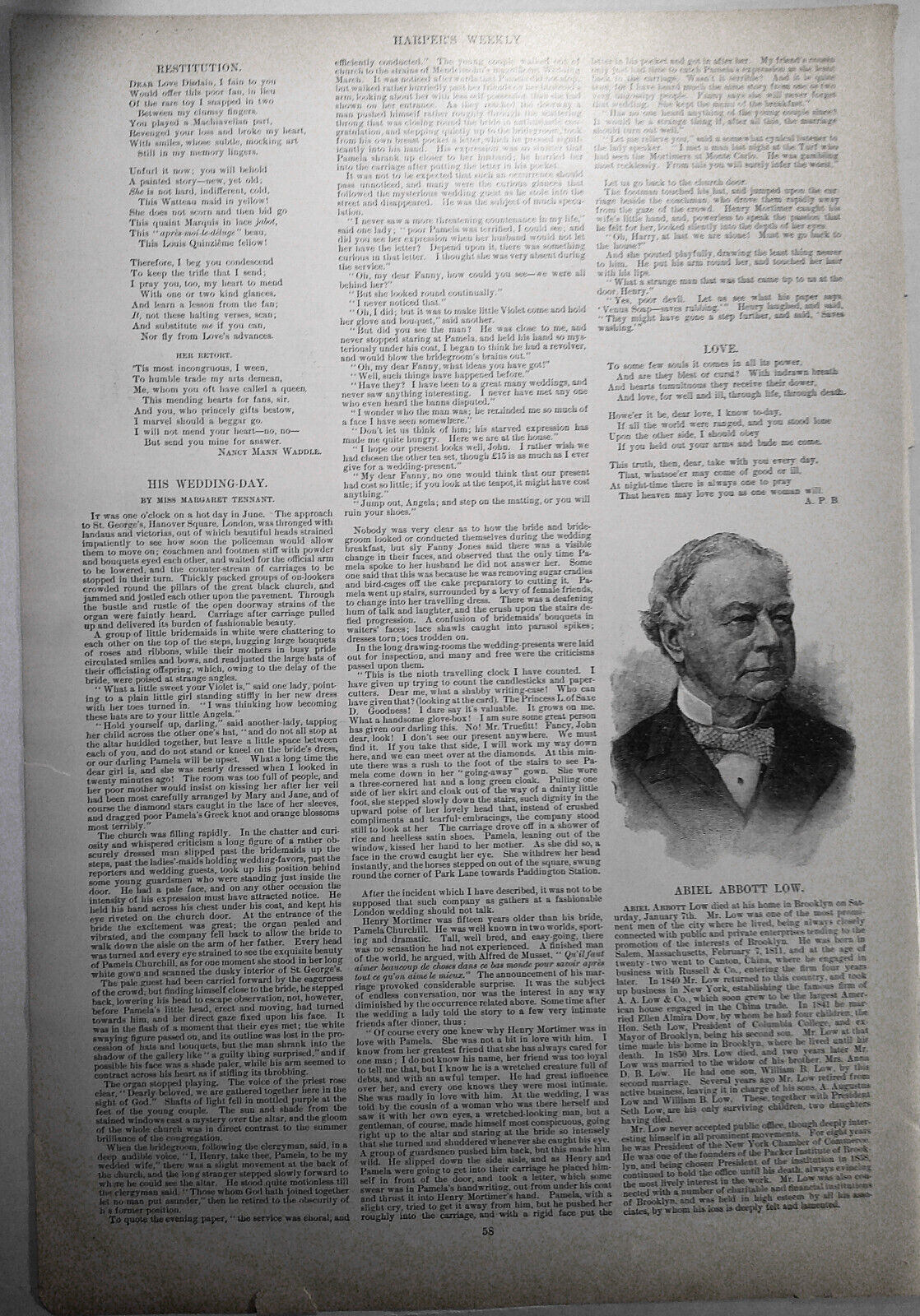 Washington Monument to be Erected... Fairmount Park, PA . Harper's Weekly, 1900