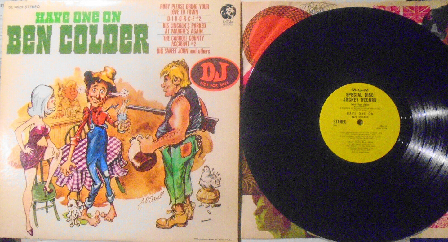 Ben Colder: 4 LP PROMO Wild Again; Live & Loaded; Harper Valley PTA; Have One On