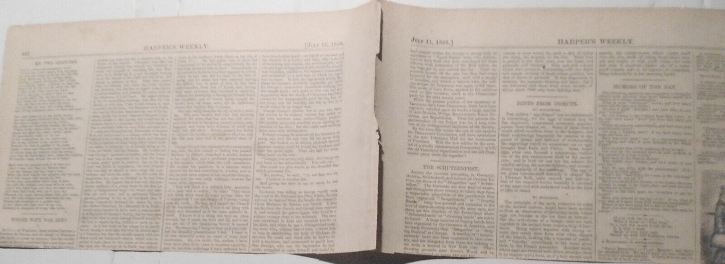 Hall and Shooting Grounds of the Schutzenbund at Jones's Wood New York City 1868