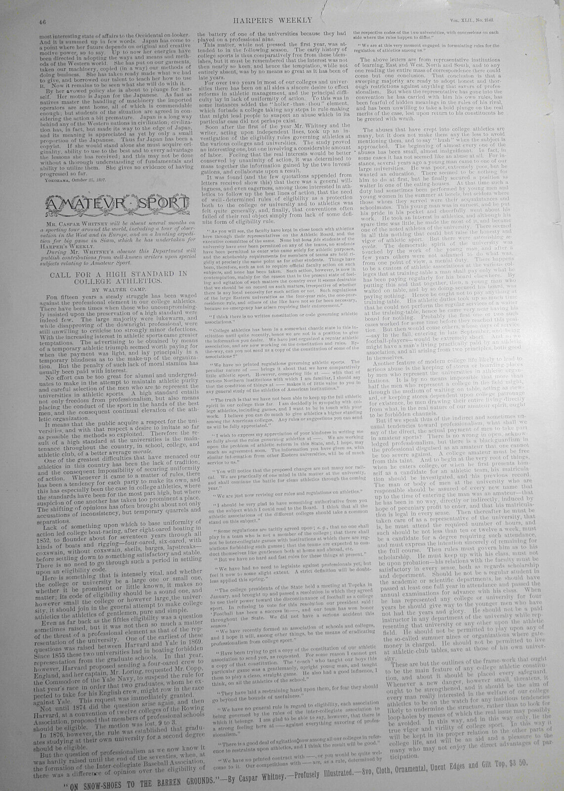 The Industrial Movement in Japan - Harper's Weekly, 1898 - Story & 3 prints