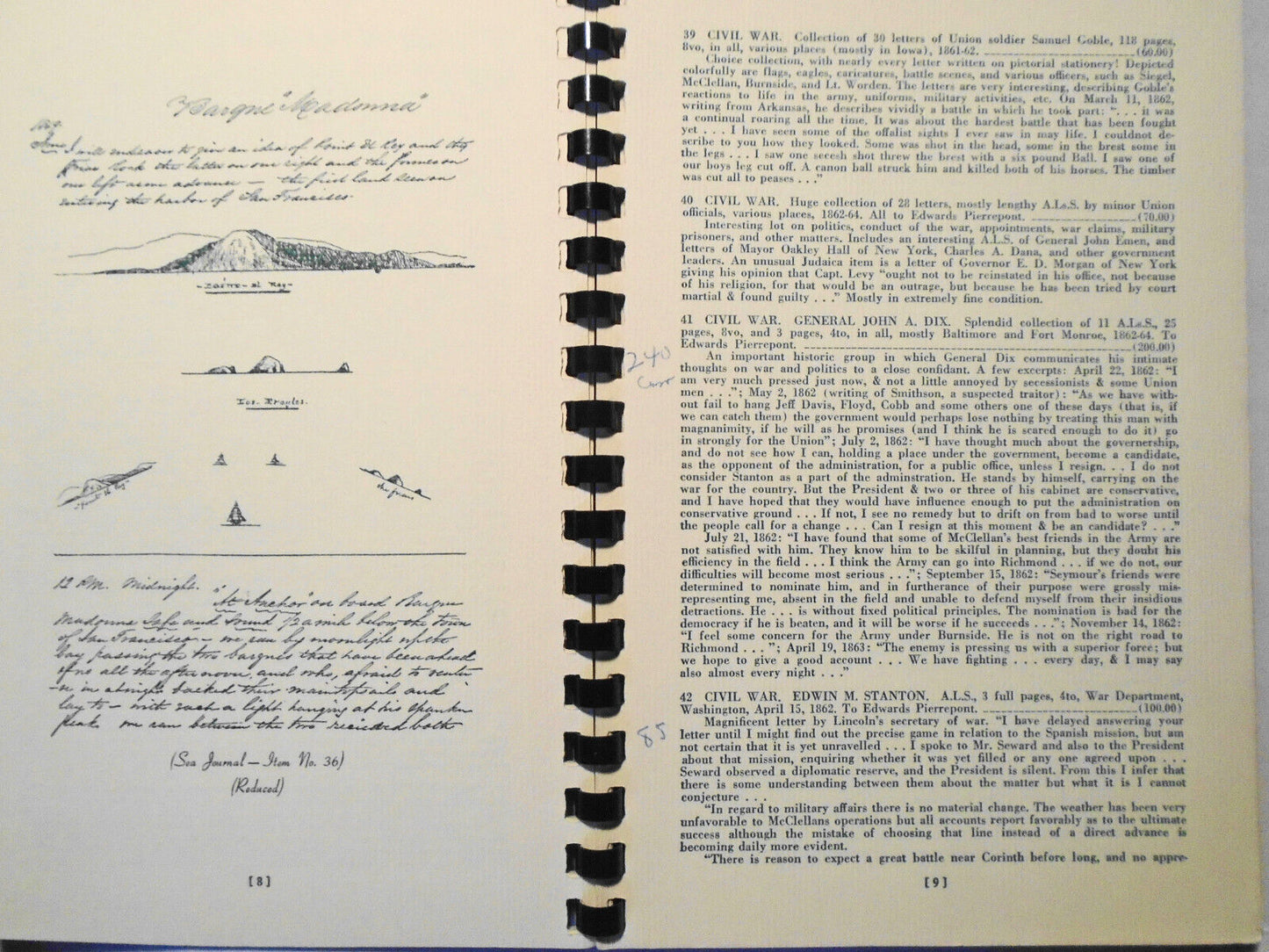 Charles Hamilton - Auction No. Six, 1963 Catalog with prices realized list