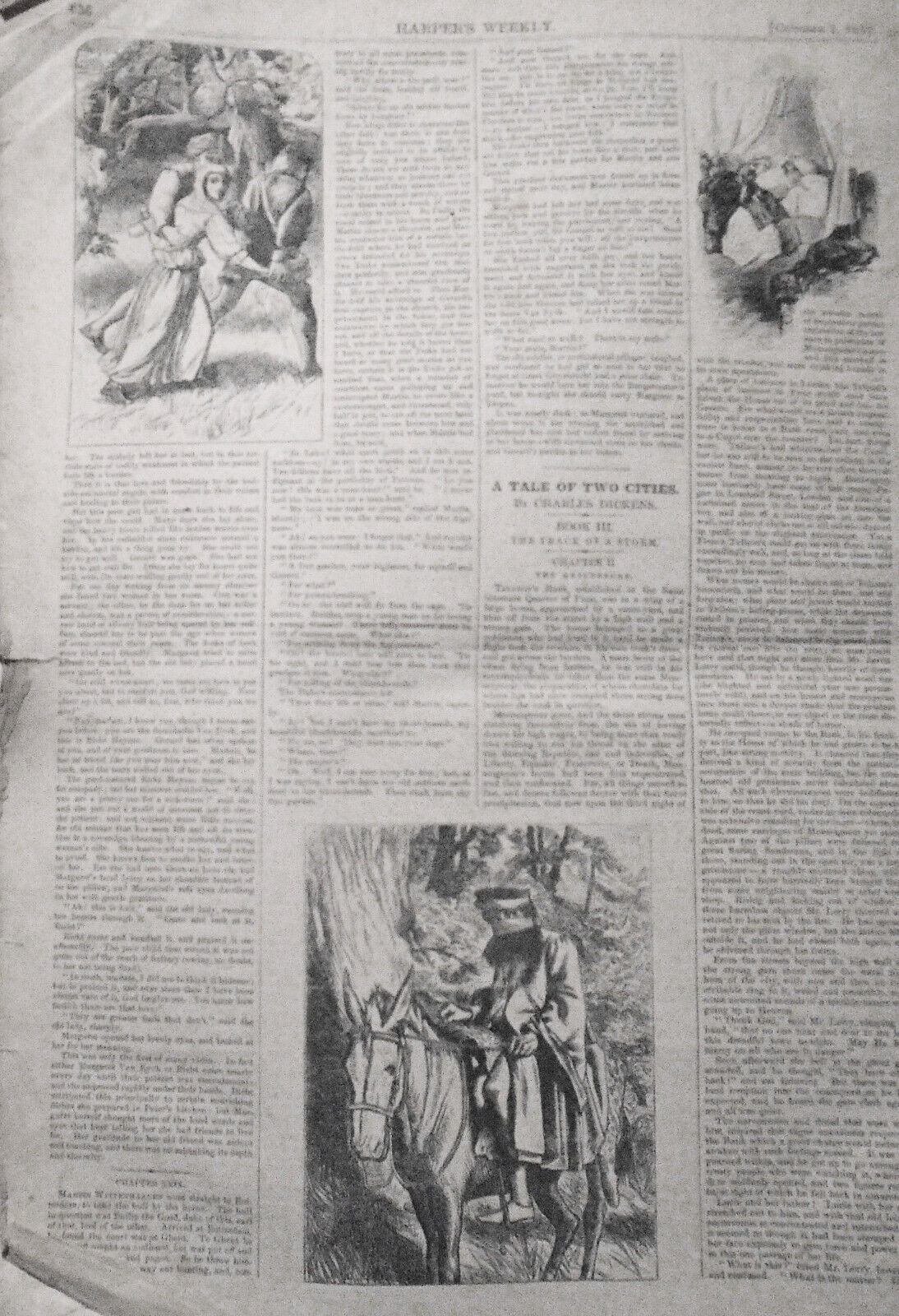 Harper's Weekly October 1, 1877 - Fifth Ave. Hotel; Iron Steamship Champion etc
