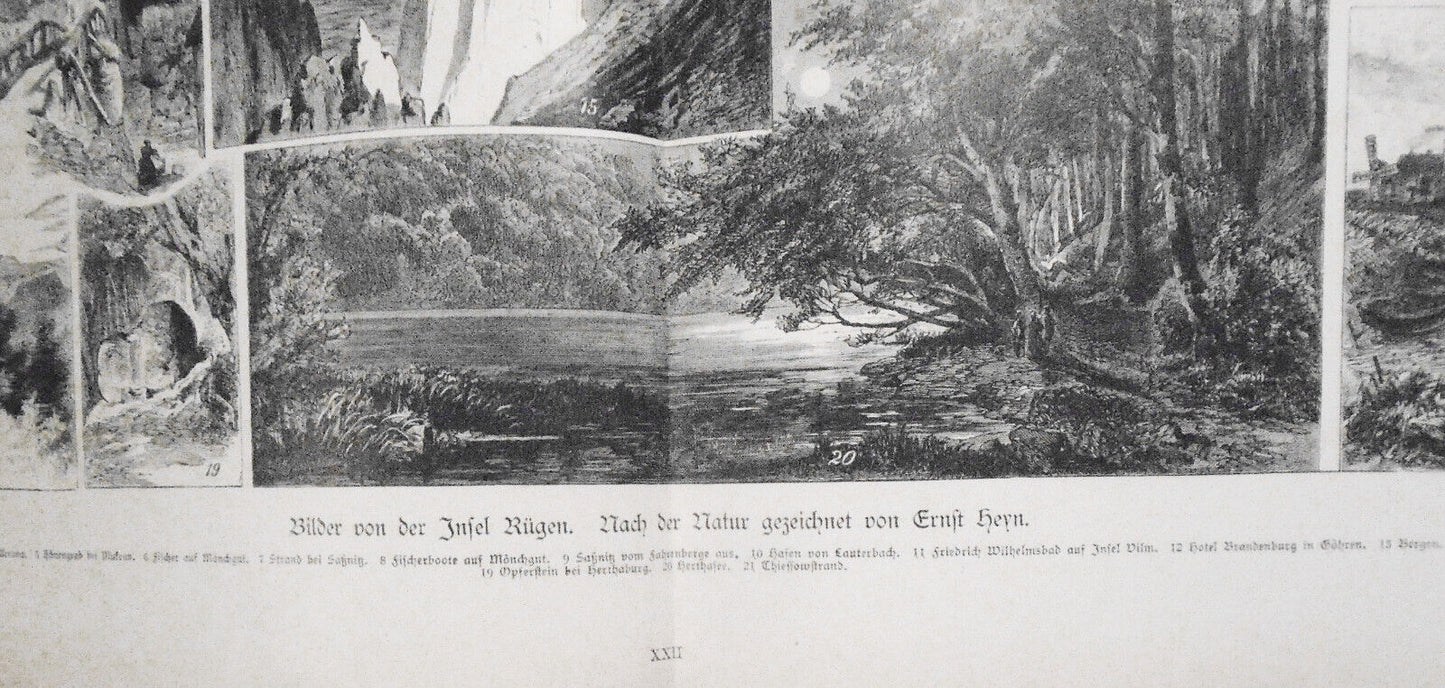 Bilder von der Insel, von Ernst Heyn - 1884 - 22 x 16 inches - Original print