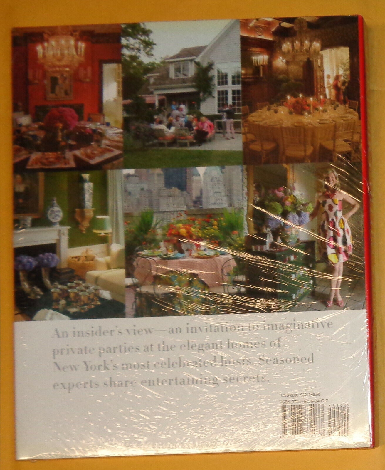 New York Parties: Private Views, by Jamee Gregory. NEW, SEALED 2010 Hardcover.