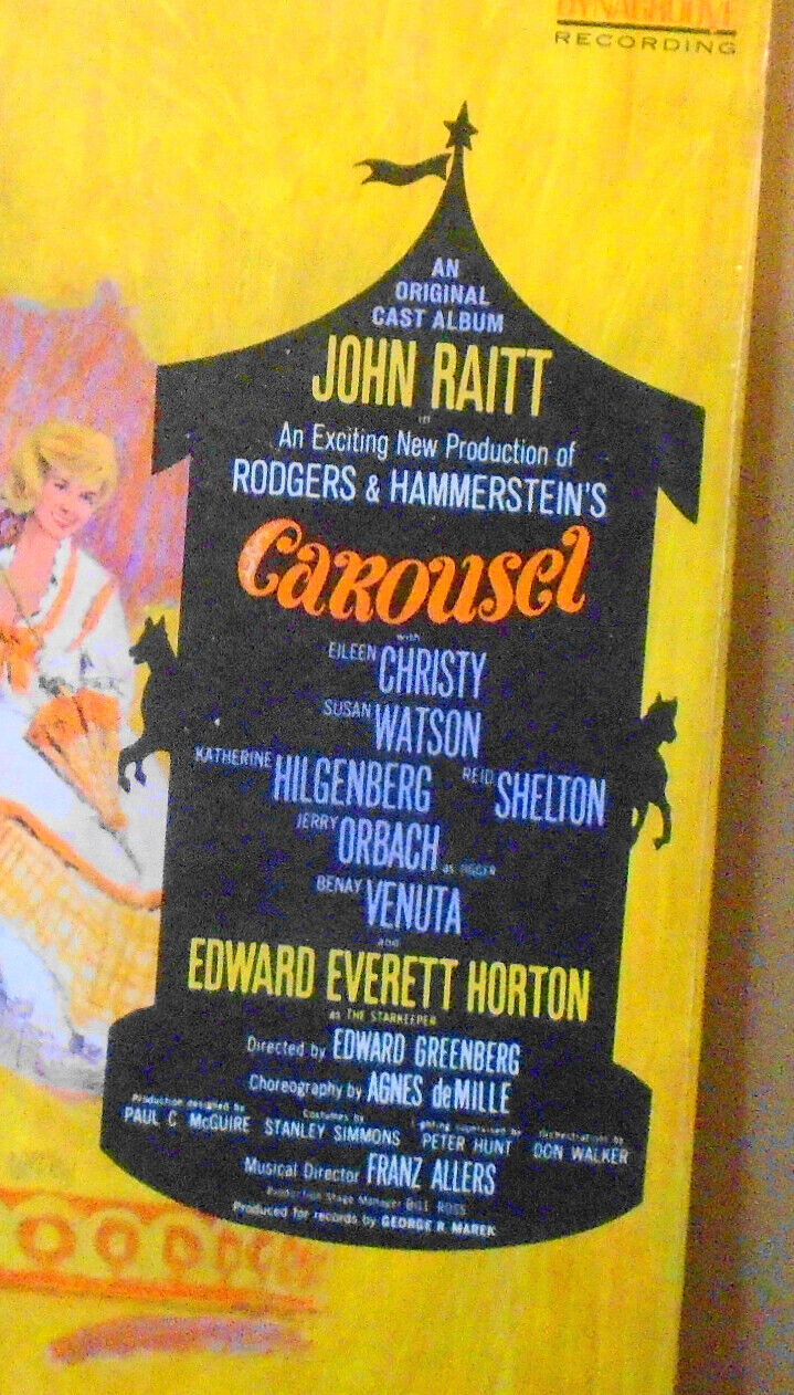 Carousel original soundtrack vinyl lp - LOC-1114 -- SEALED, NEW -- 1965