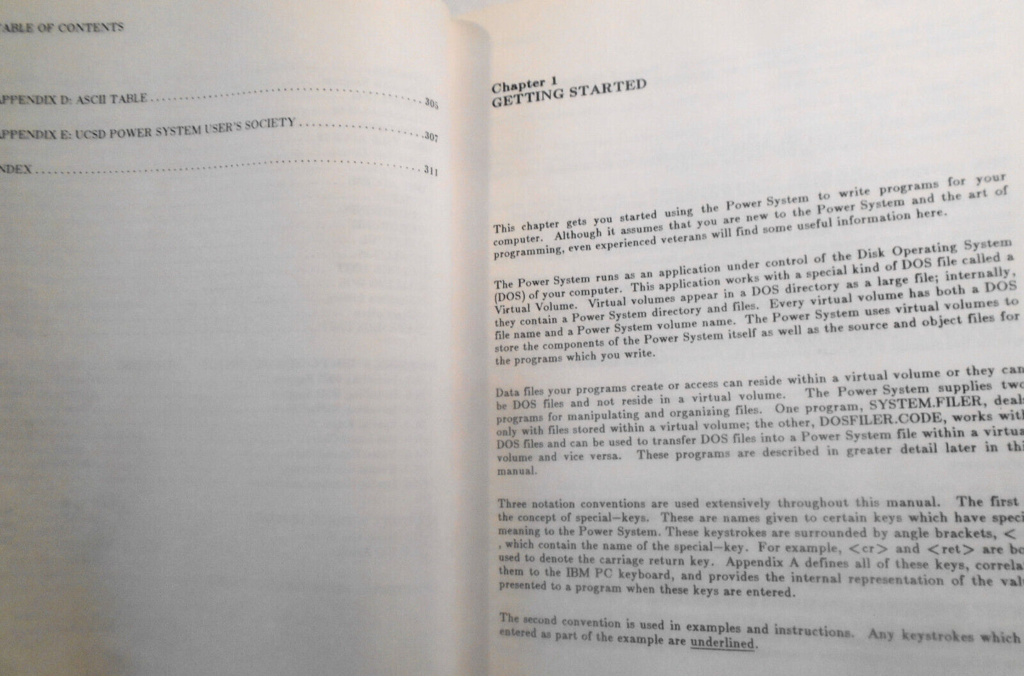 The Power System, User Manual - Pecan Software Development System - 1986.