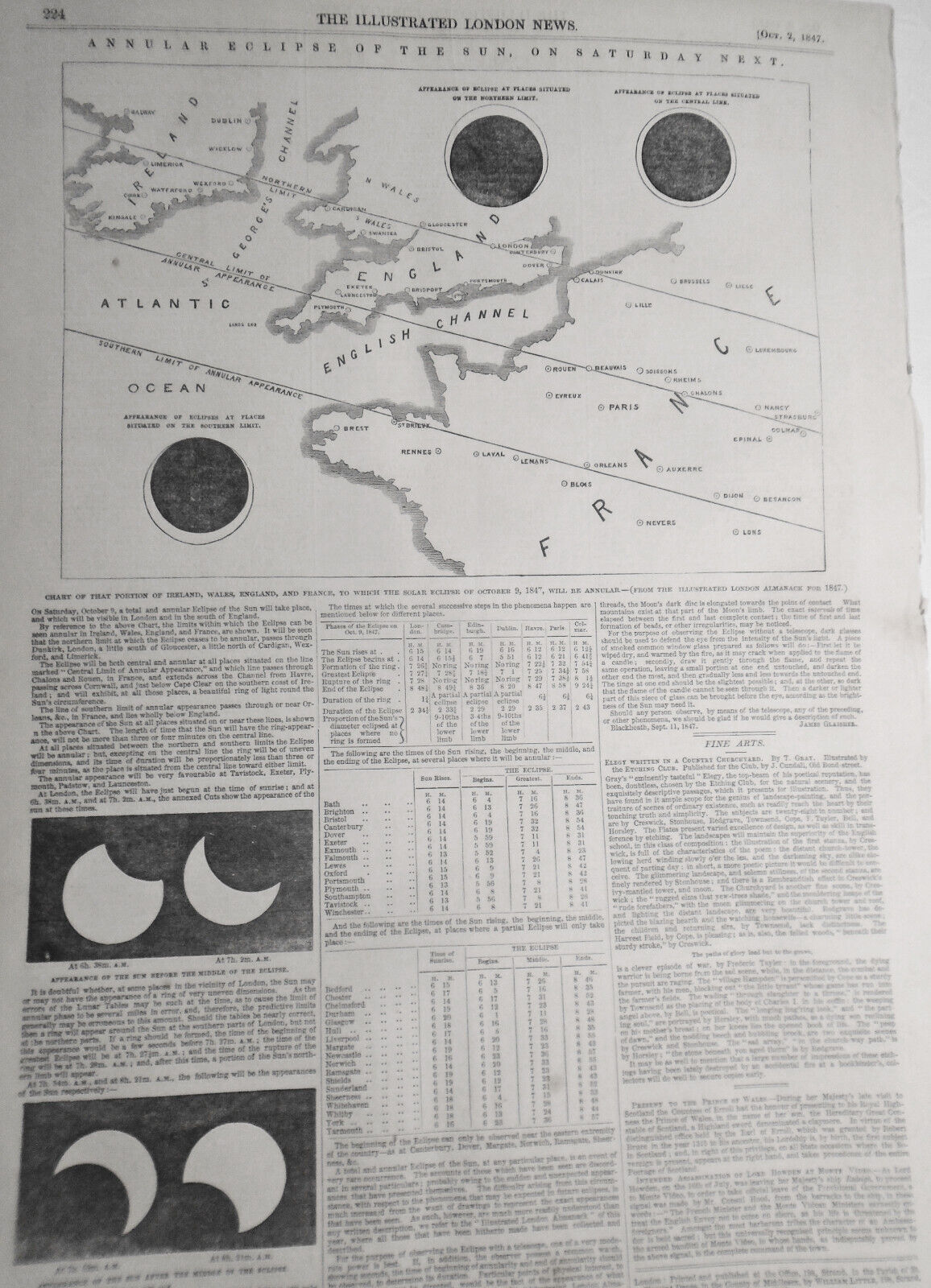Illustrated London News, October 2, 1847 - Original complete issue