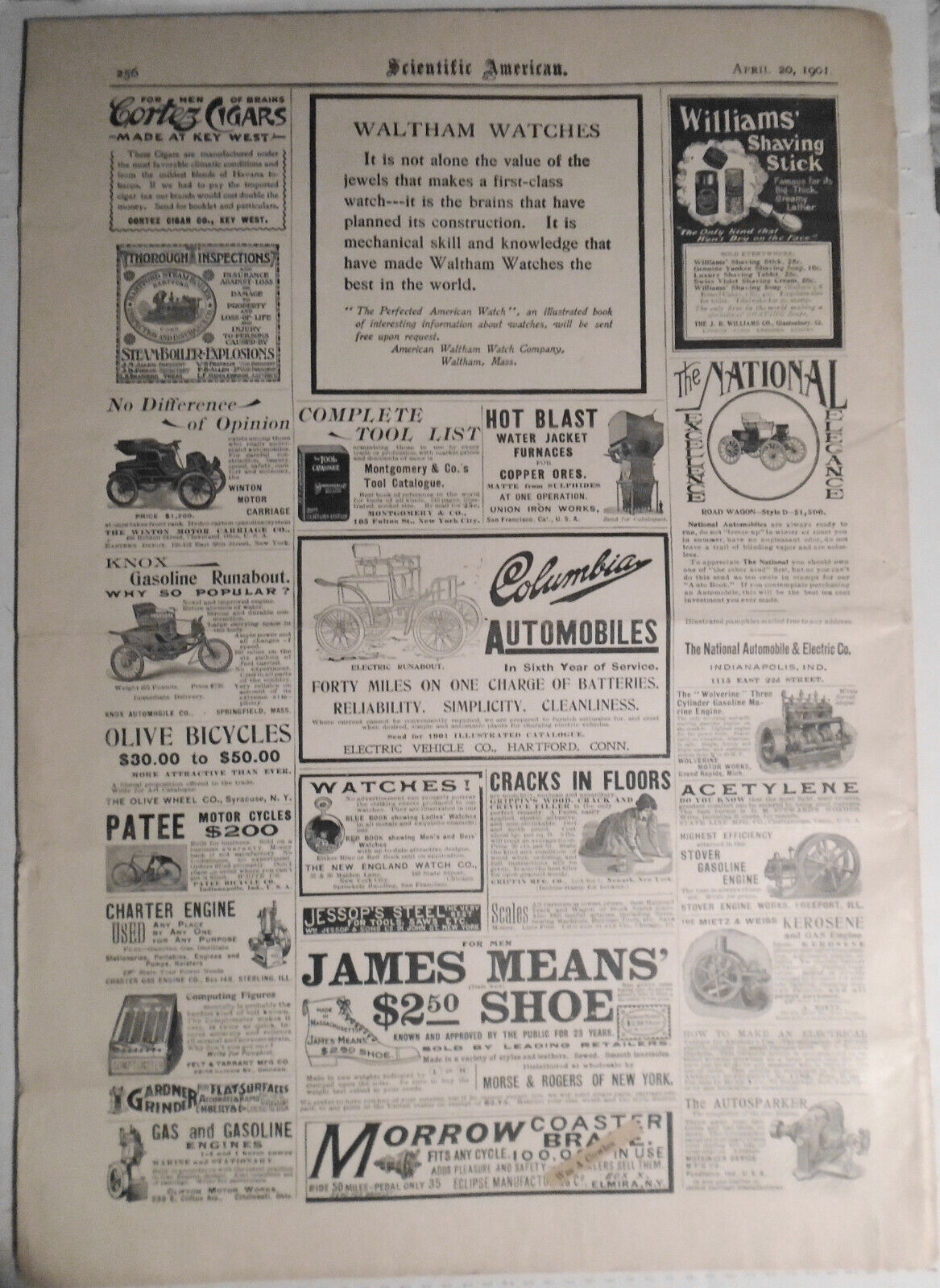 Scientific American, April 20, 1901. Complete Original Issue.