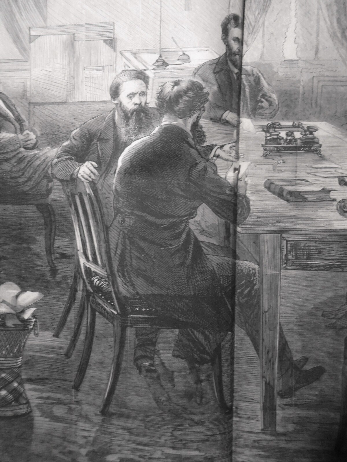 Harper's Weekly April 3, 1869: Grant cabinet; Sing Sing riot; Fulton Fish Market