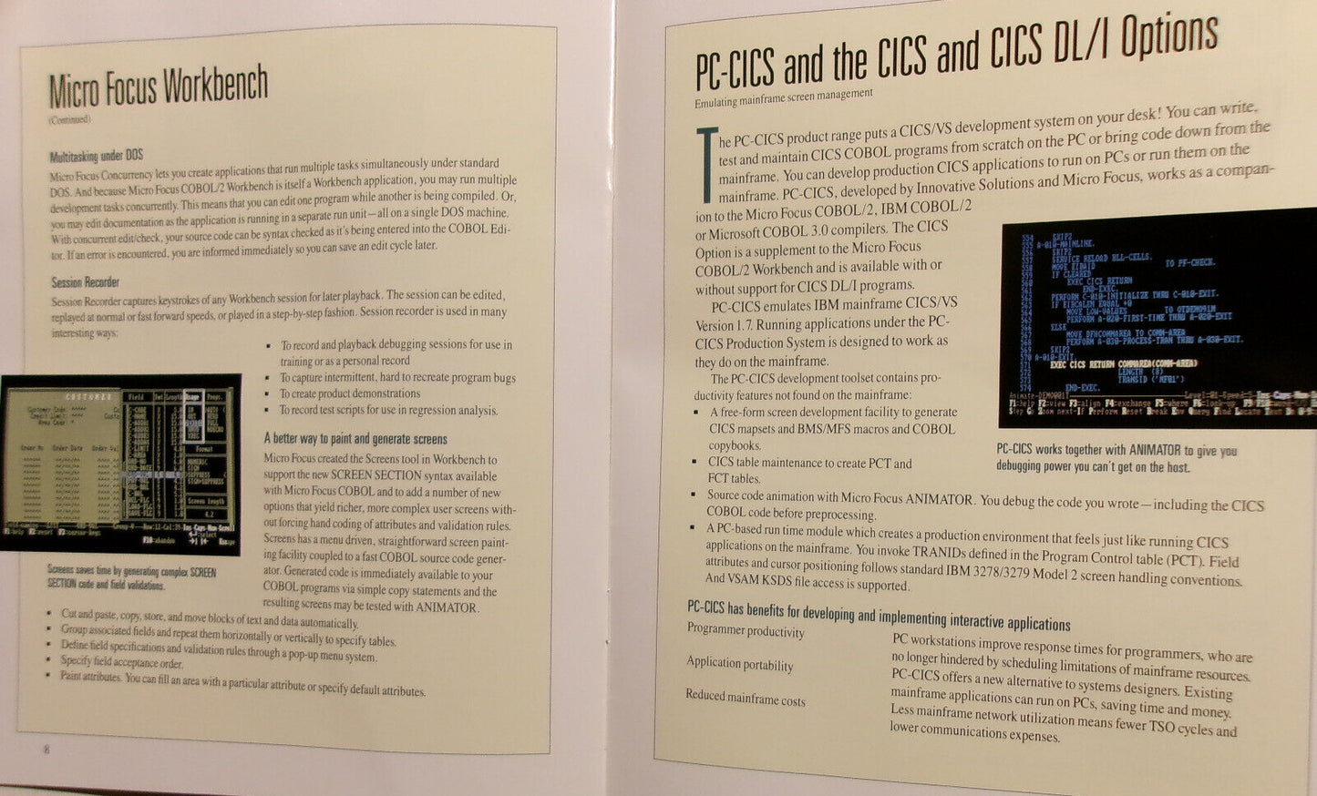 Catalog of Add-on Products for Micro Focus COBOL/2 - 1989