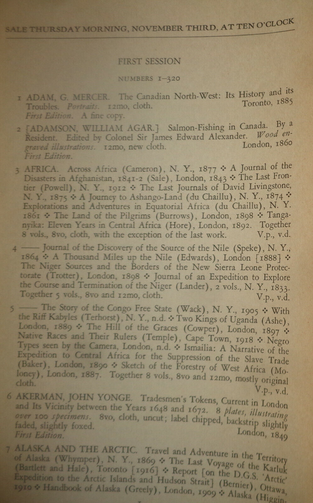 Americanadiana from library of Dr. Norman Viner - 1938 AMERICAN ART ASSOC