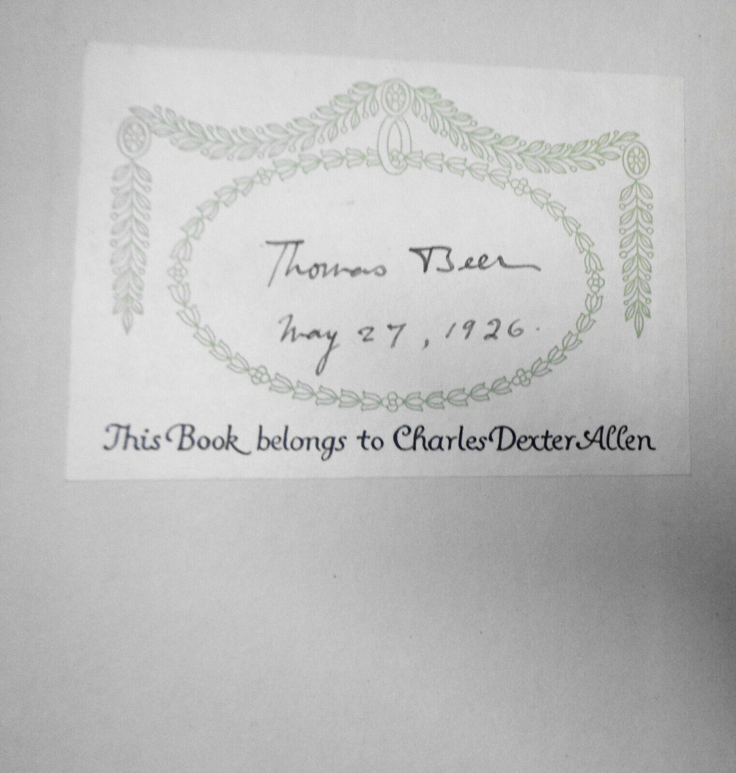 The Mauve Decade: American Life at End of 19th Century Thomas Beer - SIGNED 1926