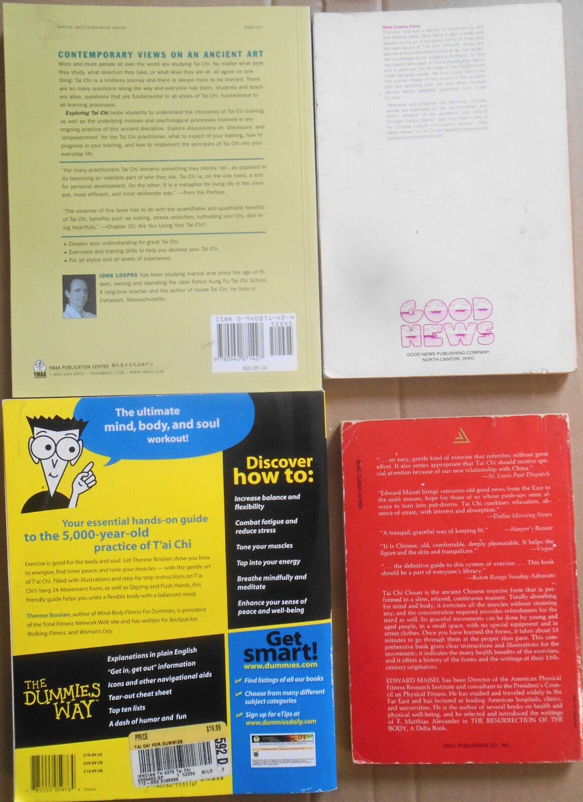 Tai Chi - 4 books Lot