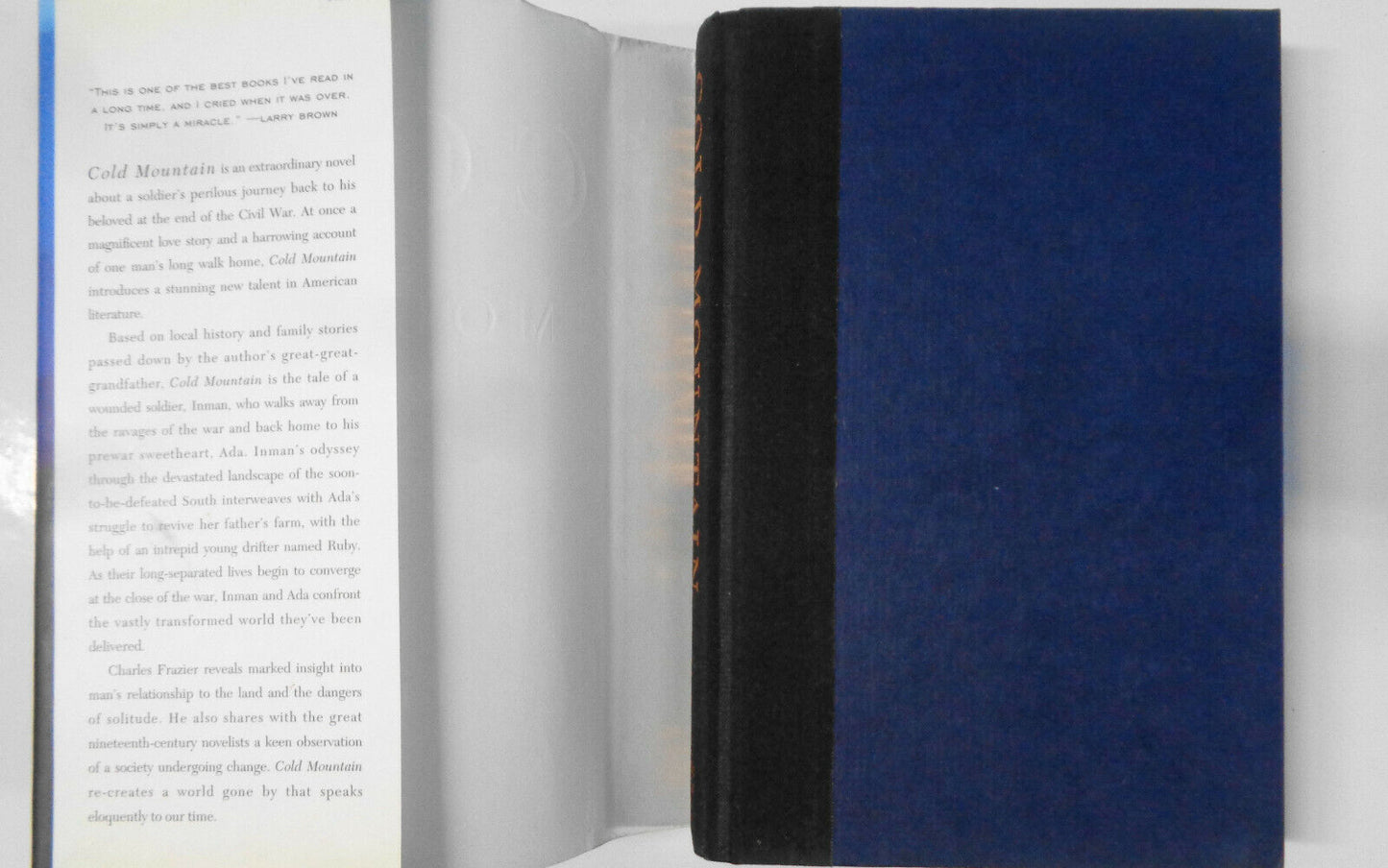 Cold Mountain, by Charles Frazier. SIGNED. 1997. Hardcover/DJ