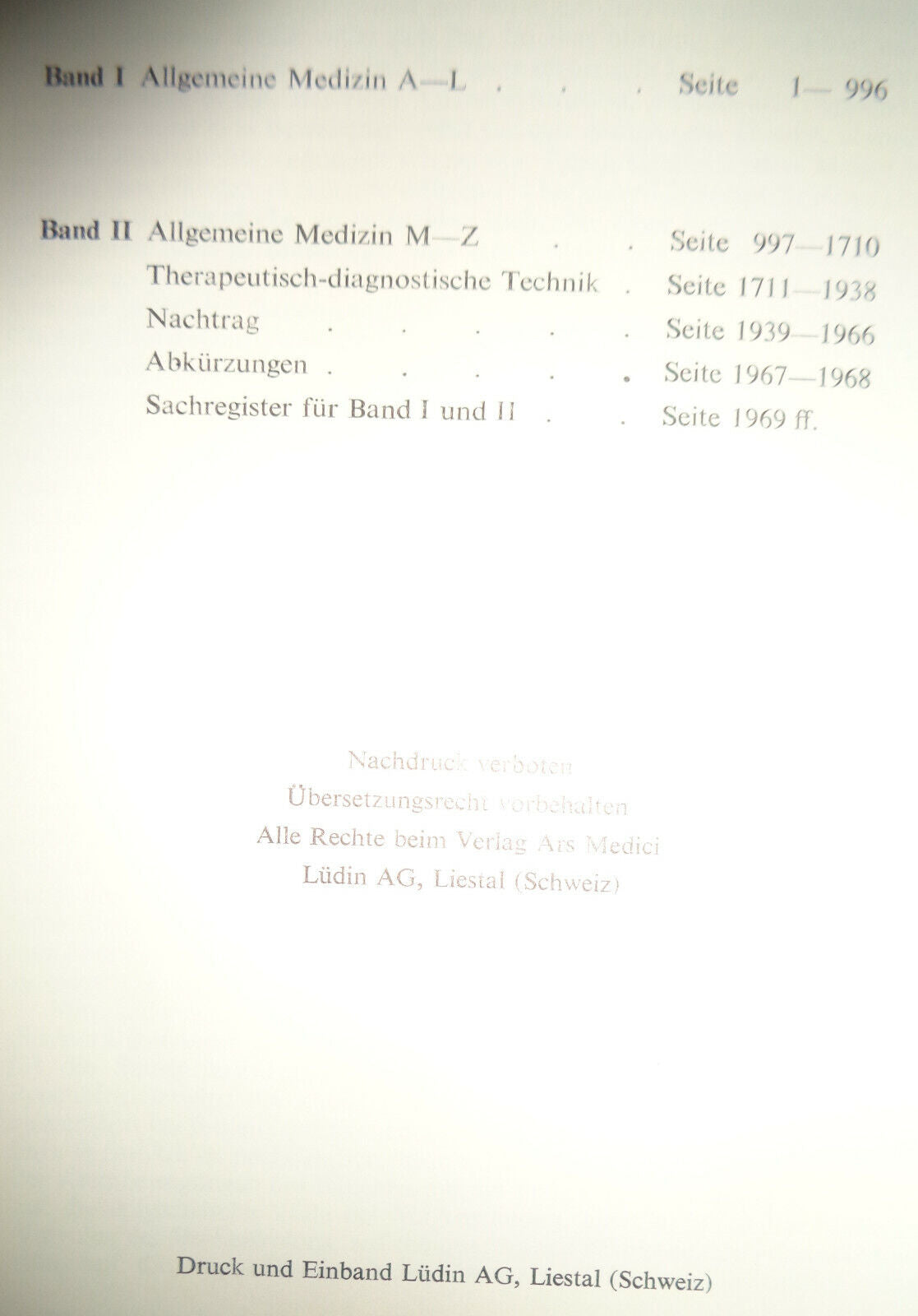 Diagnostisch-therapeutisches Handbuch der Ars medici by Max Ostermann. 2-Vol set