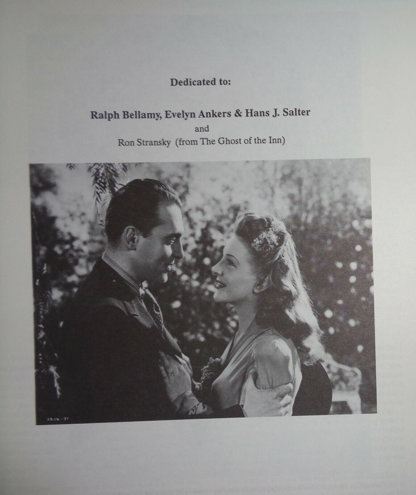 MagicImage Filmbooks The Ghost of Frankenstein SIGNED Ralph Bellamy Ltd ed 100