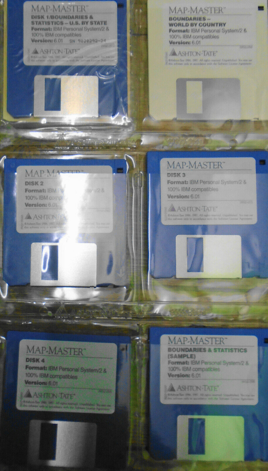 Ashton-Tate MAP-MASTER, Ver 6.01 - 1987 - PS/2 & IBM compatibles 3 1/2" unused