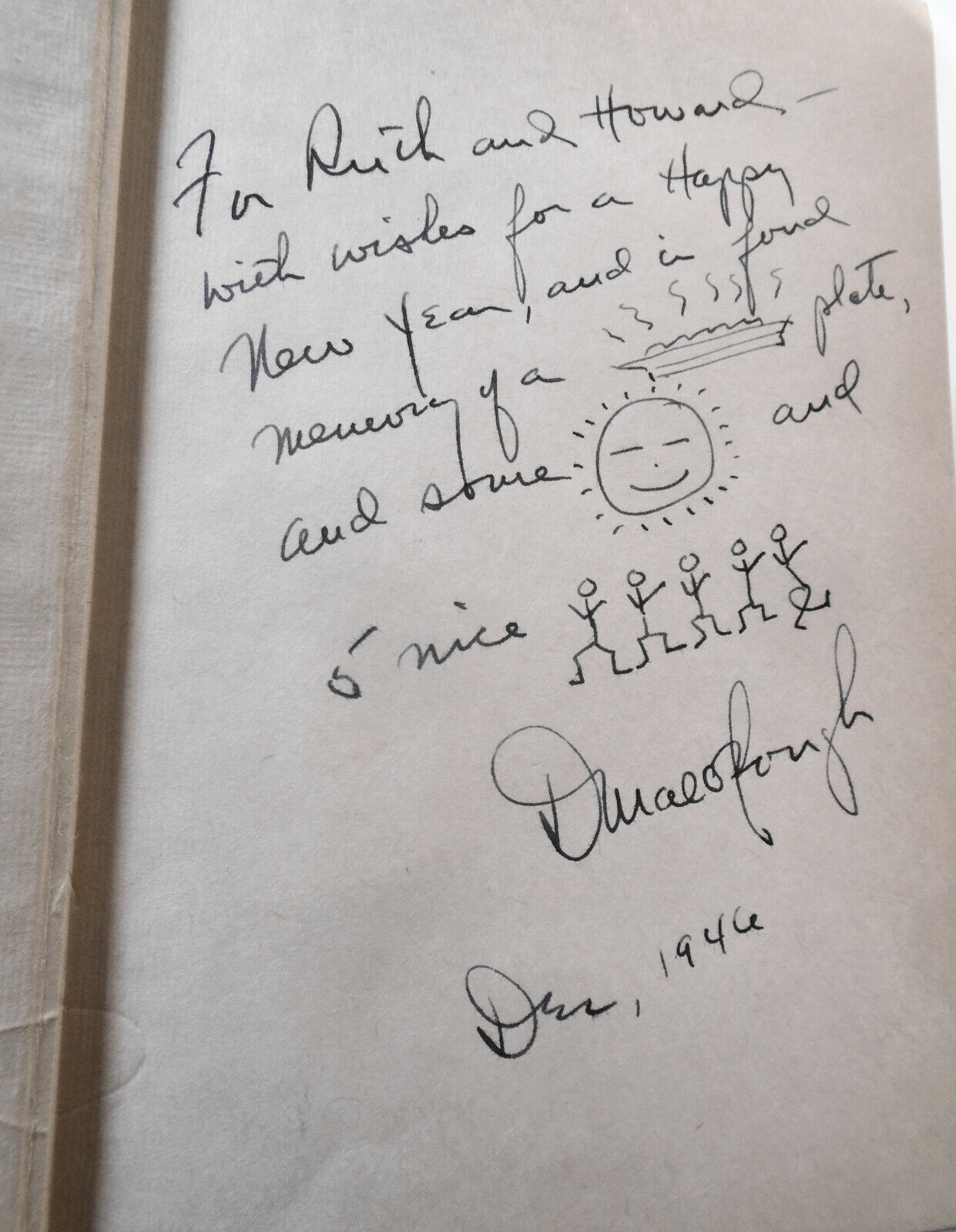 Darling, I am home - by Donald Hough. SIGNED First edition, 1946.