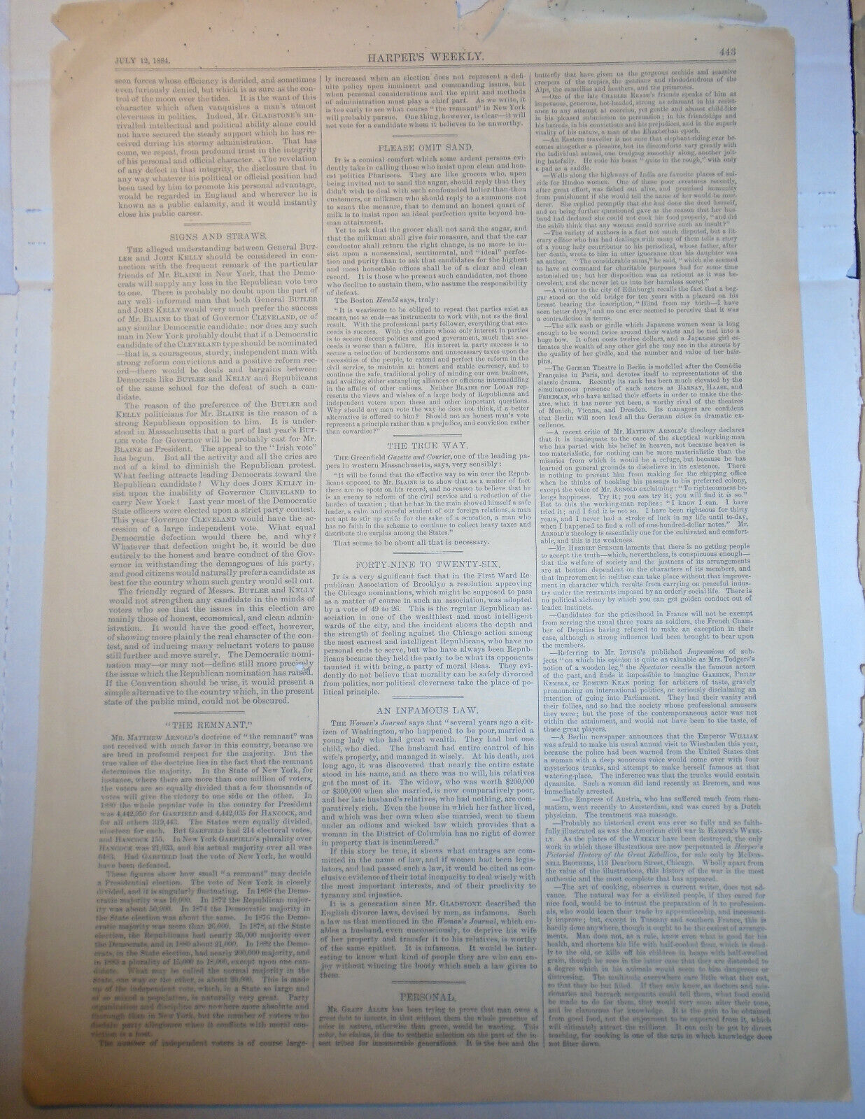 Scenes and Incidents At Rockaway Beach, Long Island, by A. B. Frost. HW 1884
