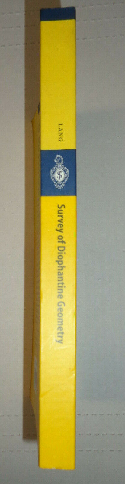 Survey on Diophantine Geometry by Serge Lang (1997, Paperback)