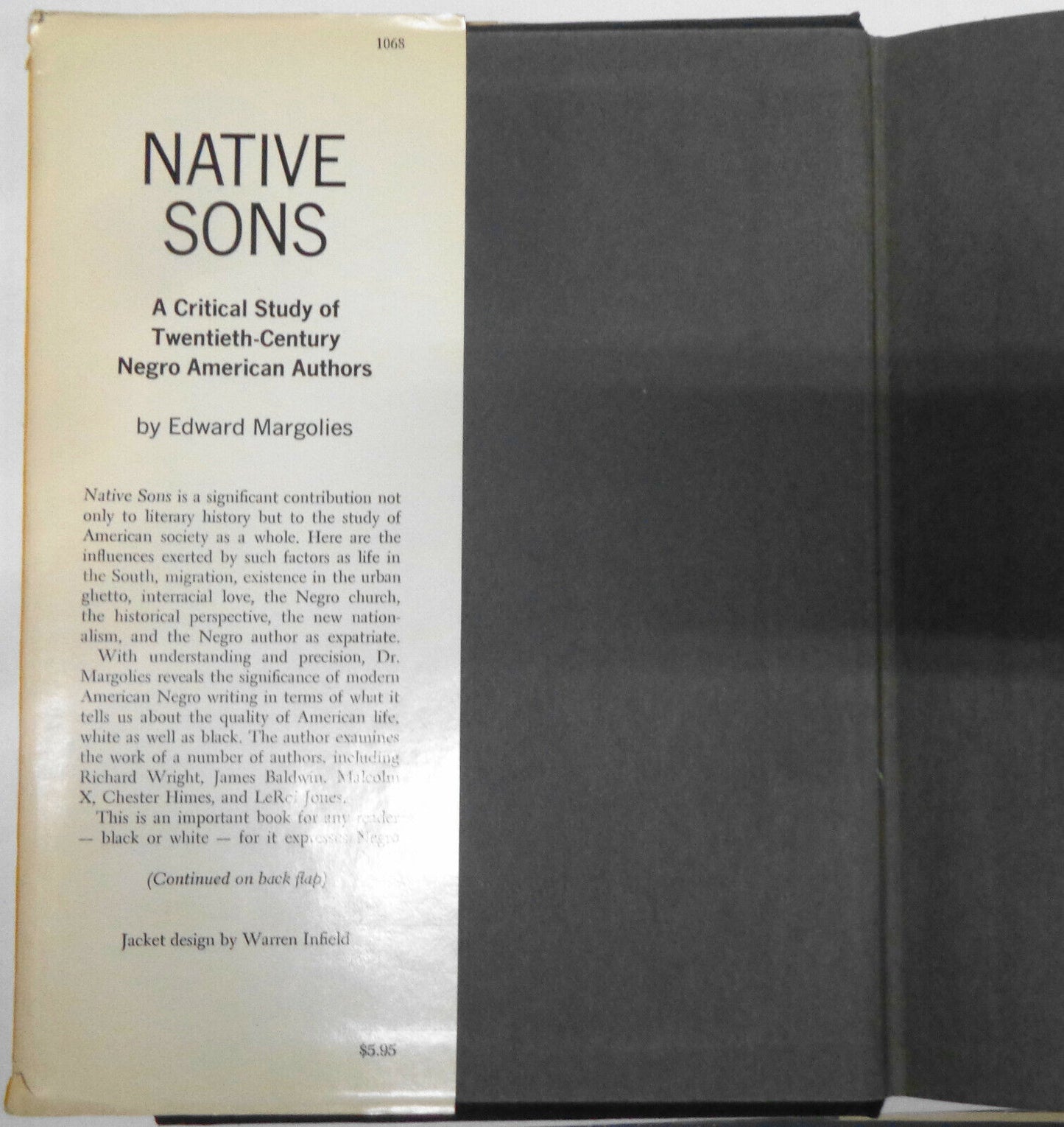 Margolies: Native Sons: a Critical Study of 20th Century Negro American Authors