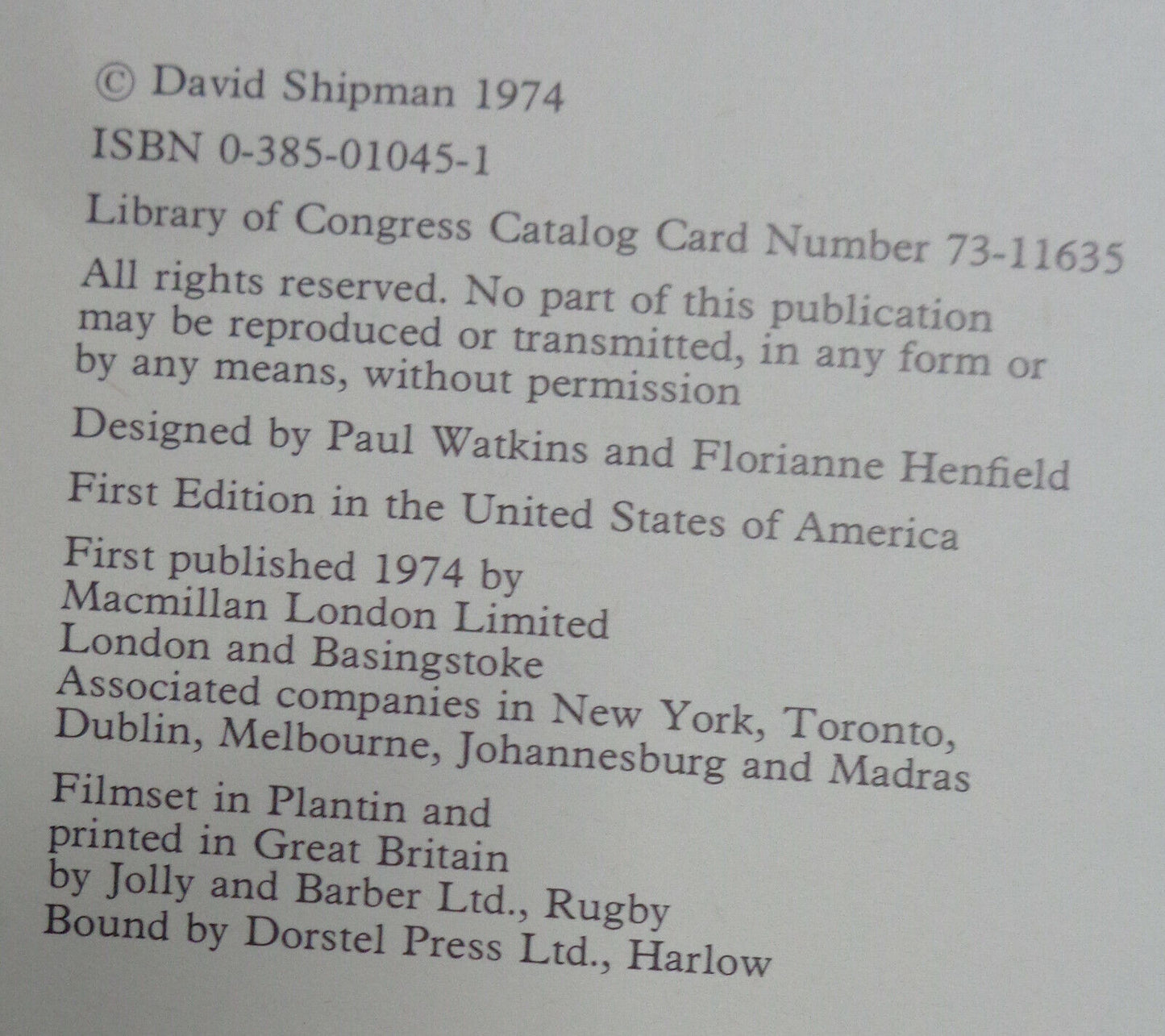 3 Movie Makers hardcovers: Hitchcock, Bogart, Brando - First Editions UK 1974-75