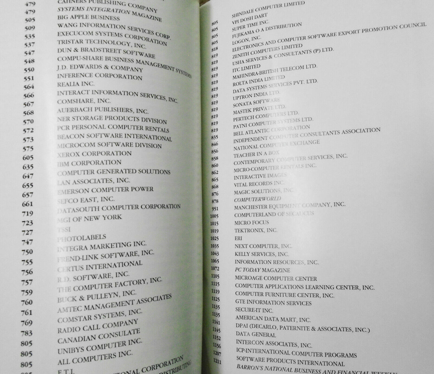 Info '90 : Official directory & buyers' guide Information Management Exposition