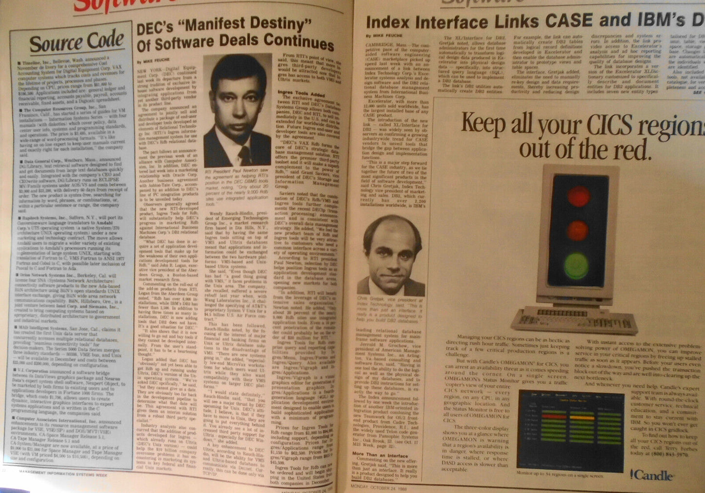 MIS Week, October 2, 1988
