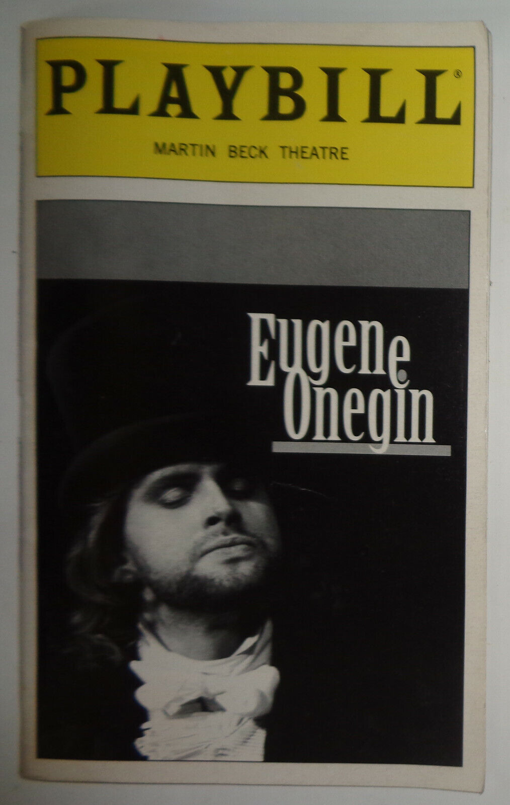 EUGENE ONEGIN - PLAYBILL - OPENING NIGHT: NOVEMBER 19, 1997 Martin Beck Theatre