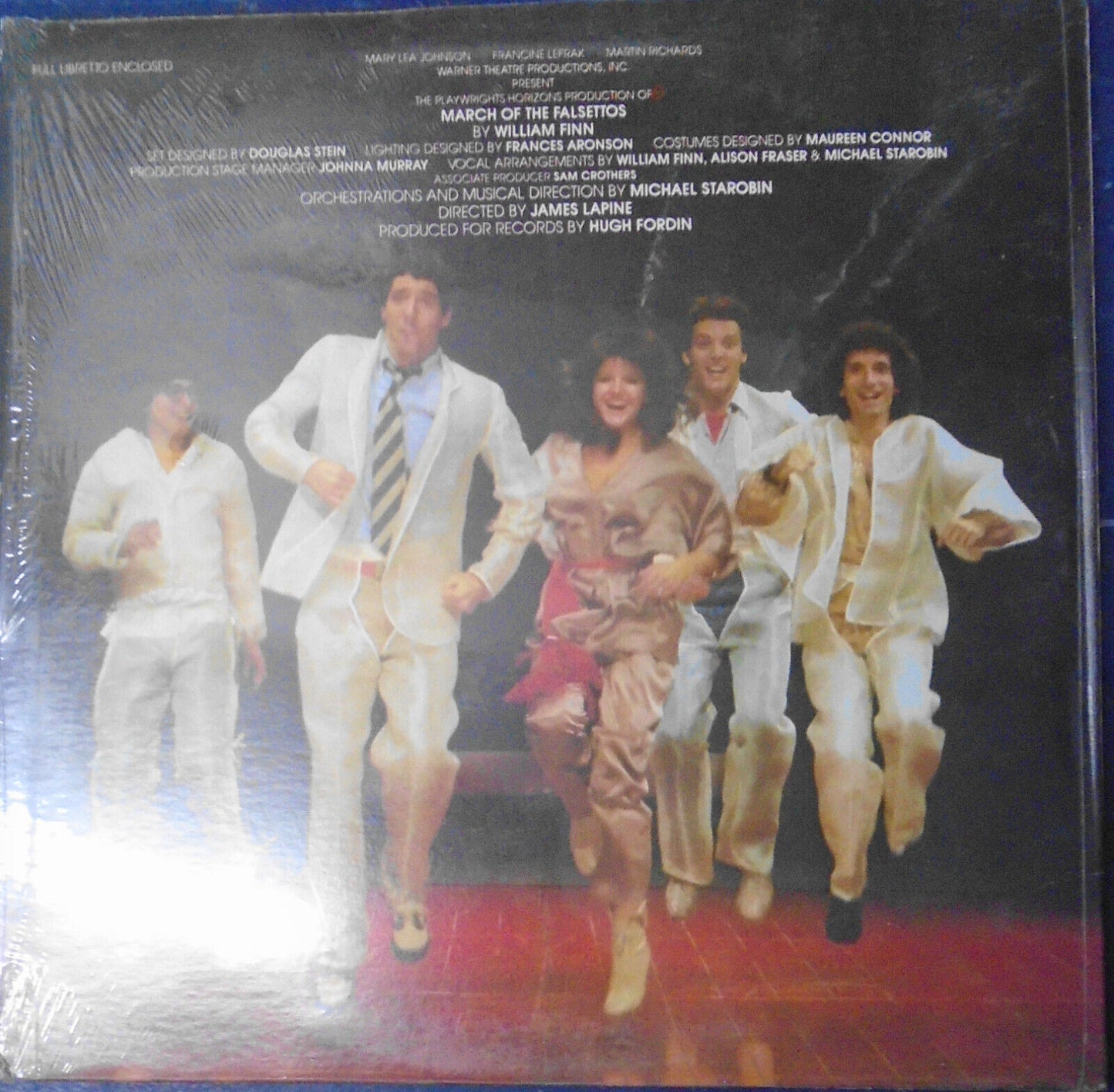 SEALED March Of The Falsettos, by William Finn – Original cast LP SBL 12581 NEW