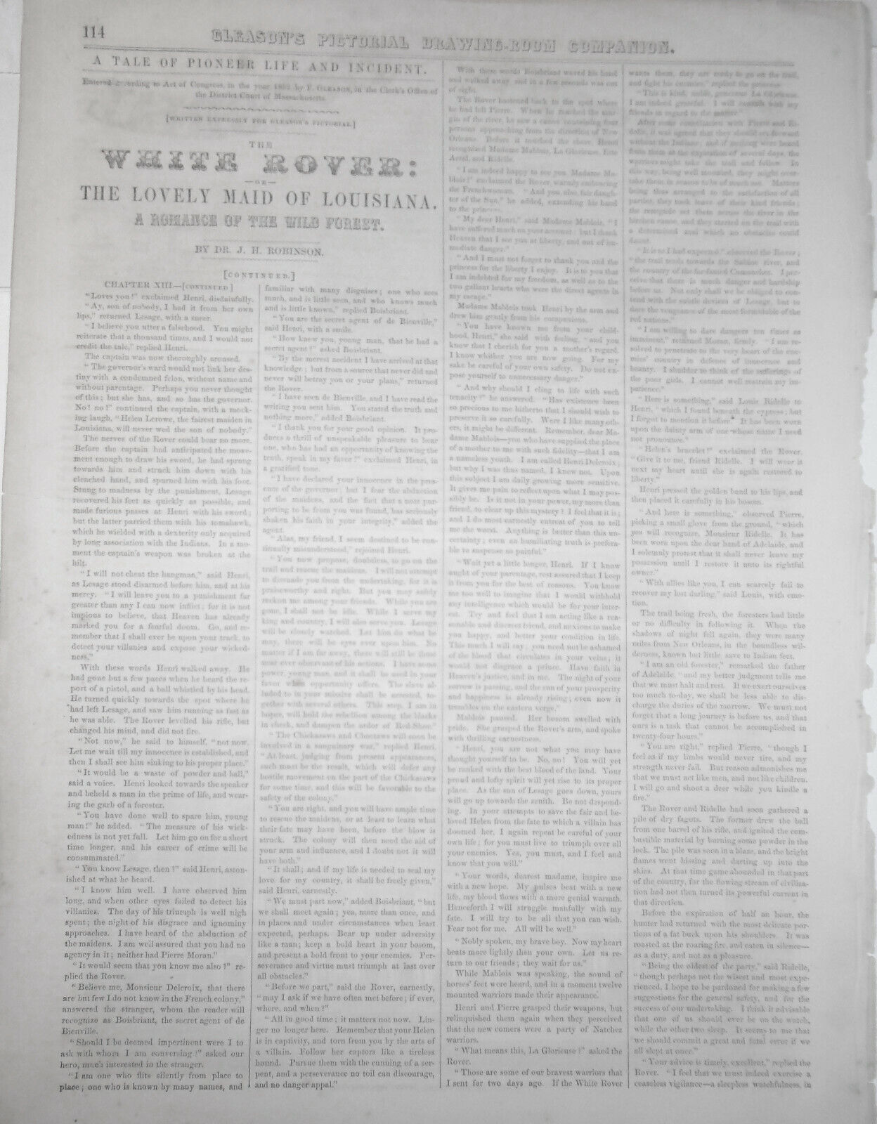 View of the Girard House, Philadelphia - Gleason's Pictorial February 21, 1852