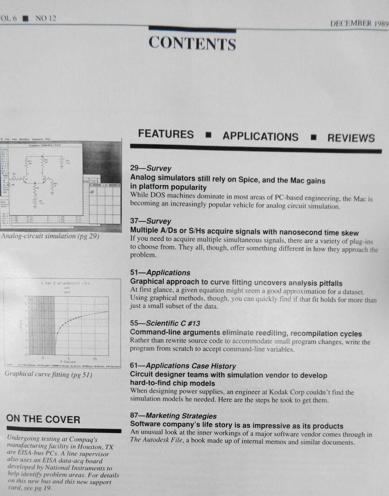Personal Engineering Magazine, December 1989 - EISA PCs and boards...