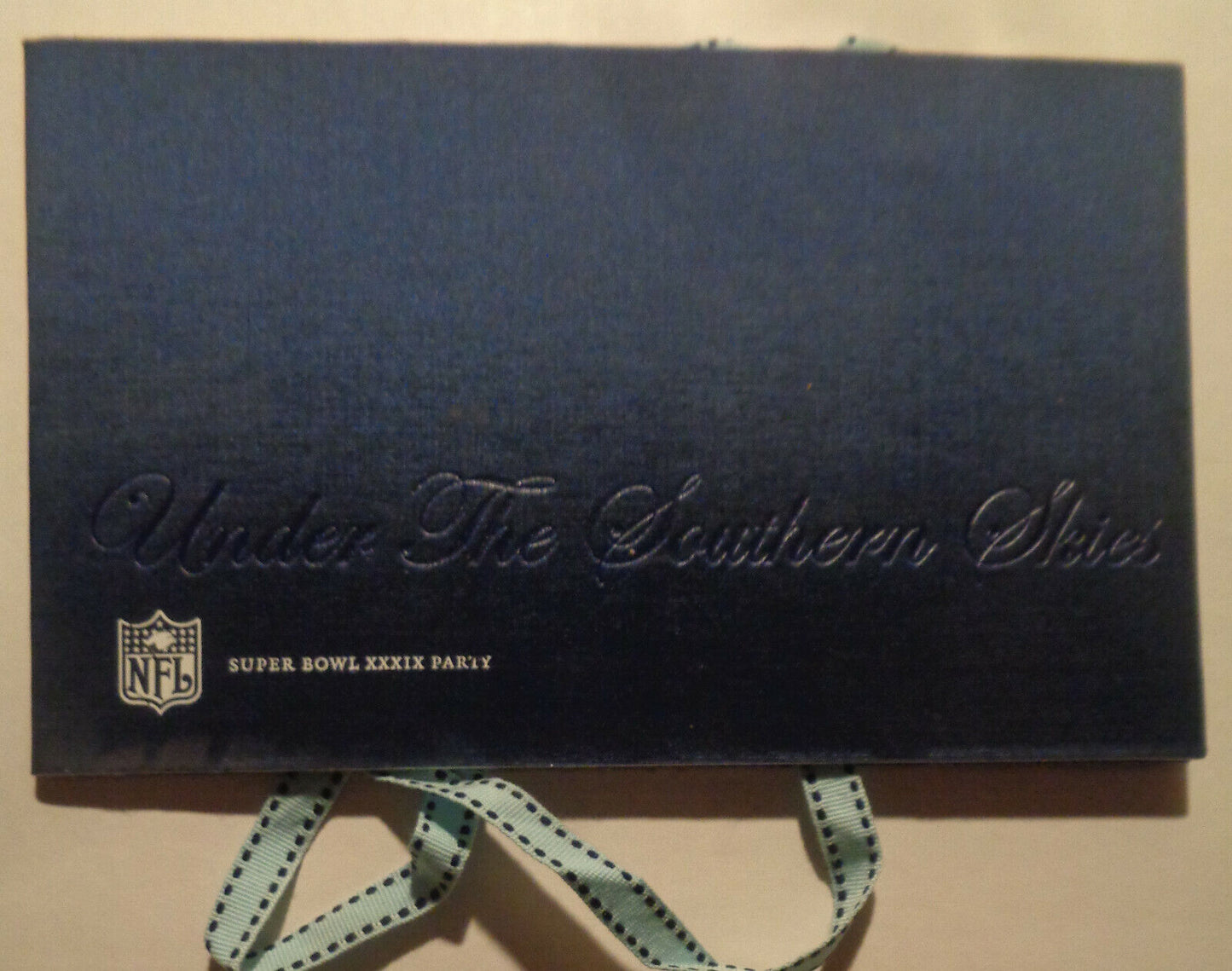 2005 NFL Super Bowl XXXIX Party Invitation - Patriots vs Eagles