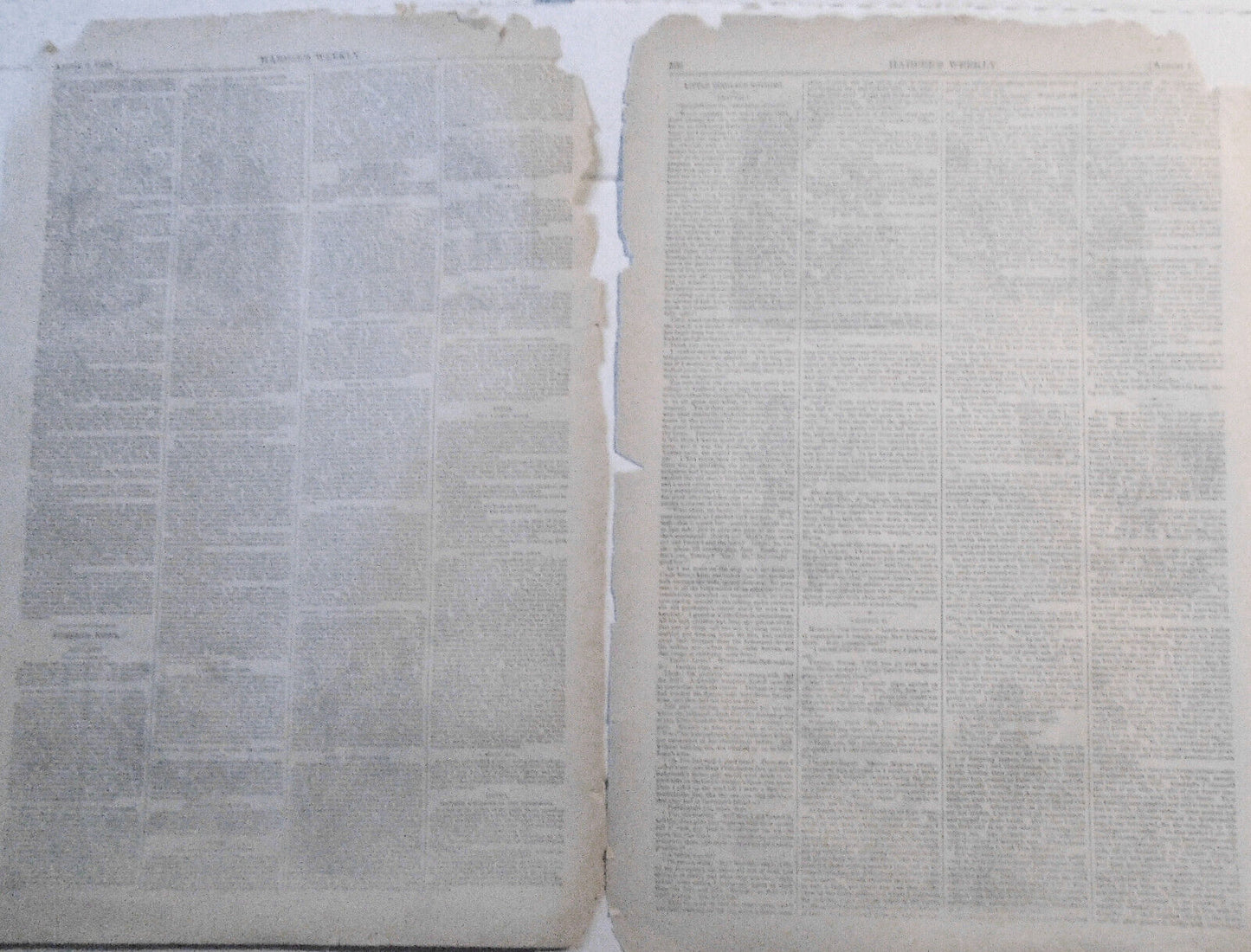 A Trip To The Fishing Banks - Harper's Weekly August 7, 1858, Story & 8 Prints