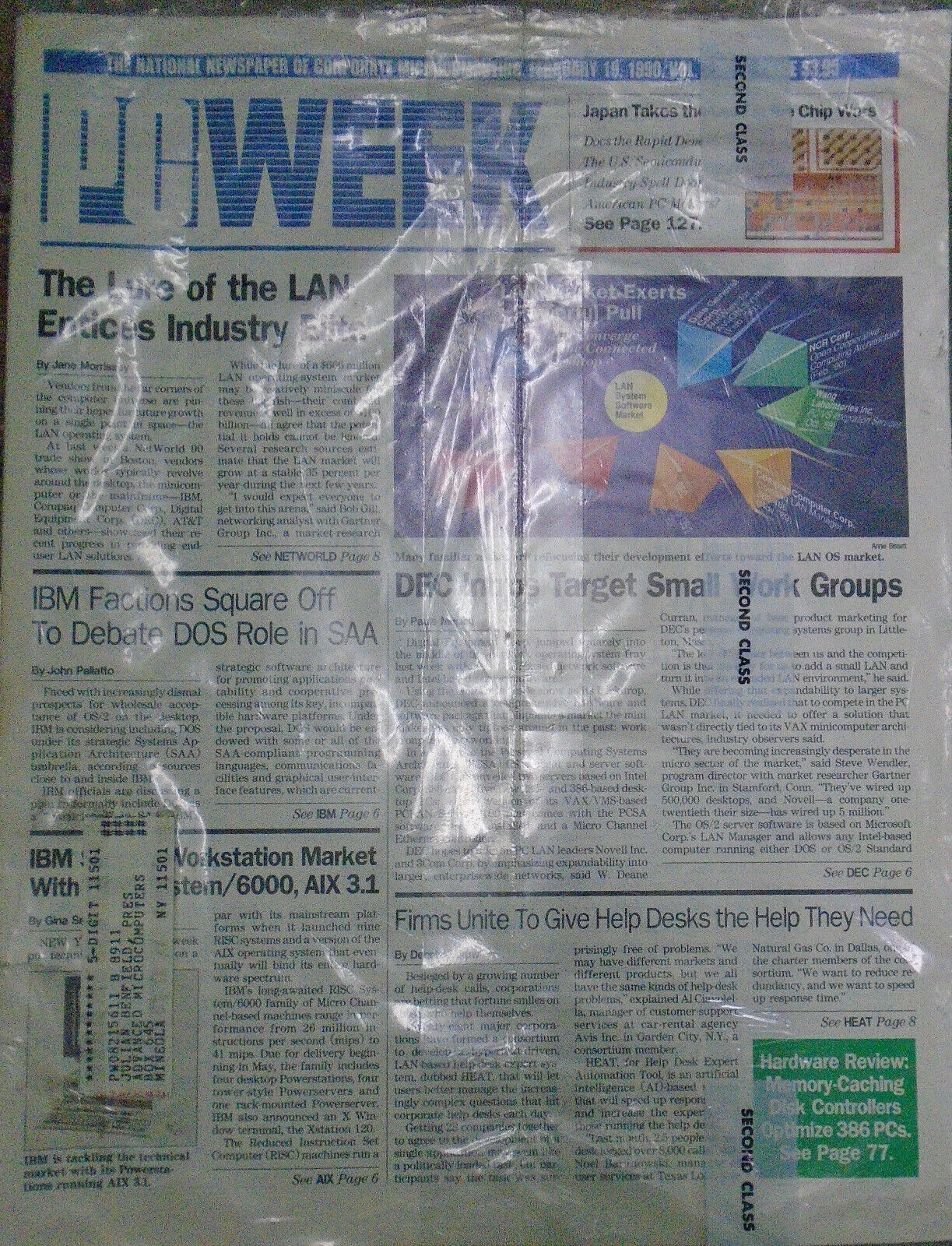 PC Week, February 19, 1990. New, sealed.