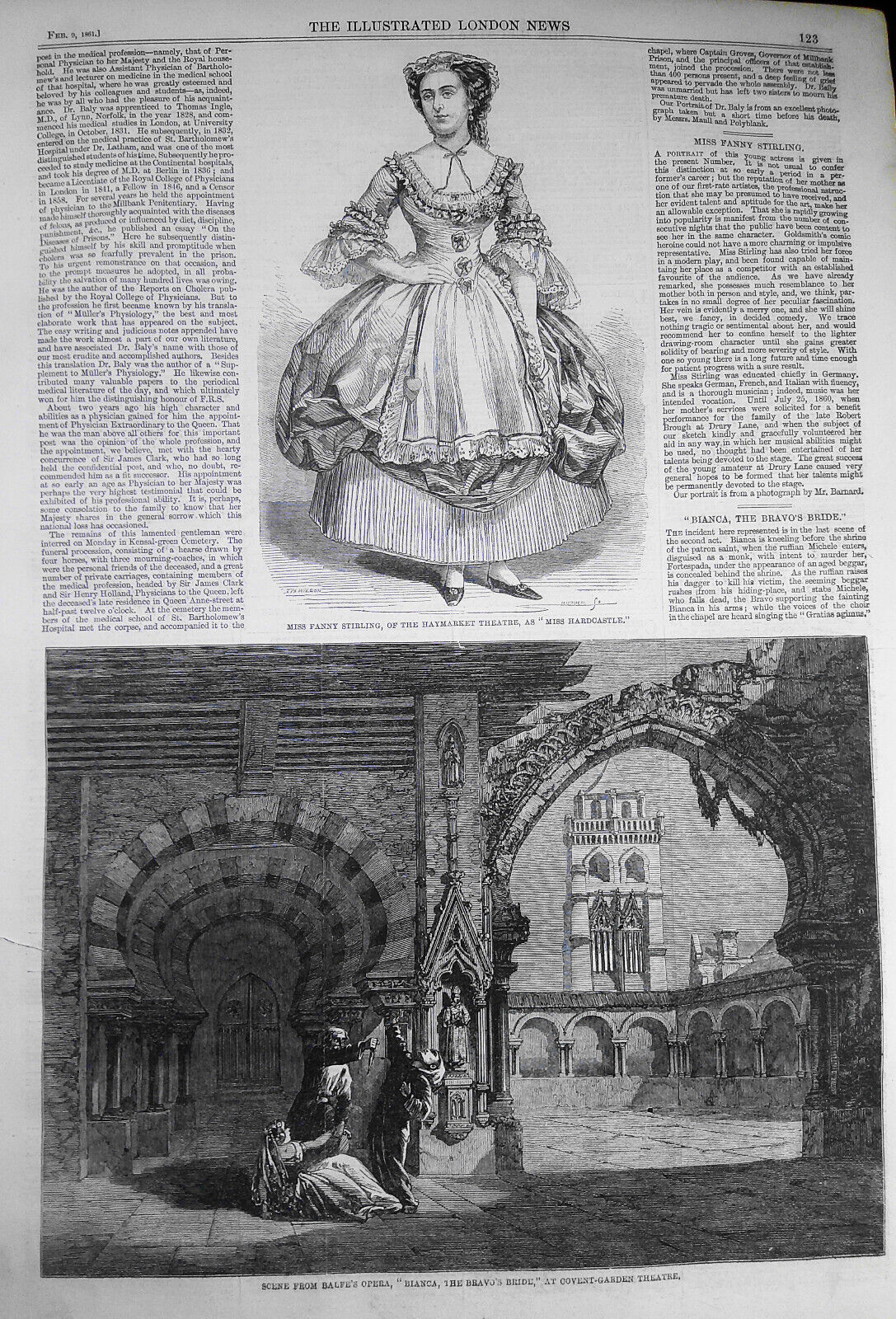 Illustrated London News, February 9, 1861 - Opening of Parliament; Coventry woes