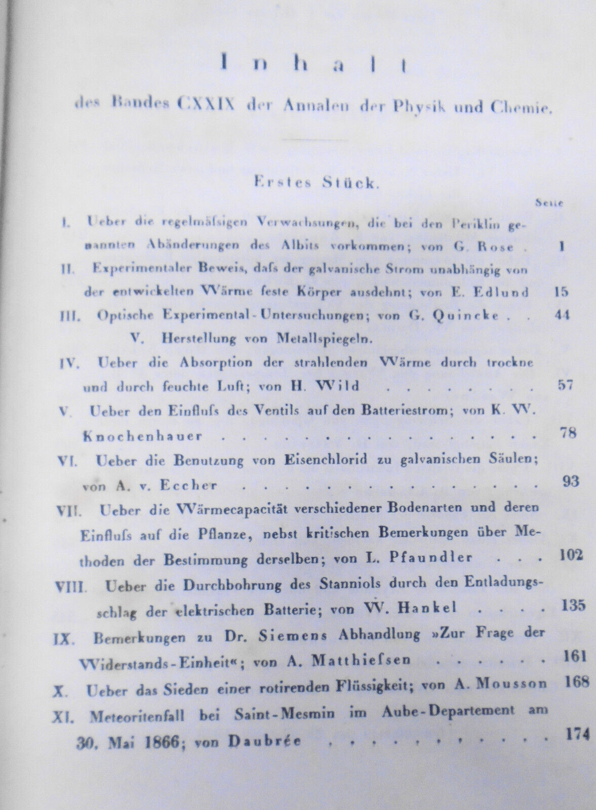 Annalen der Physik und Chemie. 1866. Funfte Reihe. Neunter Band.