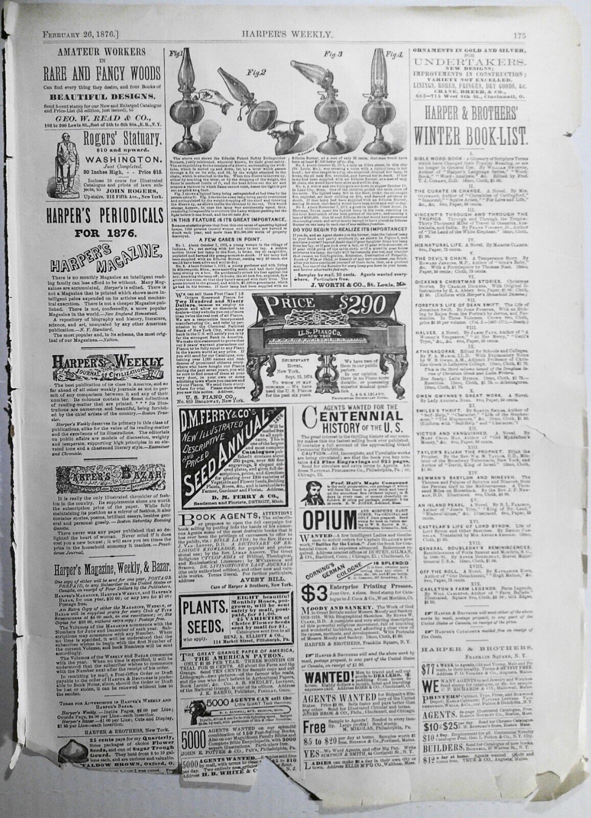 Another "Dead Issue" Turned Up, & News! By Thomas Nast. Harper's Weekly 1876