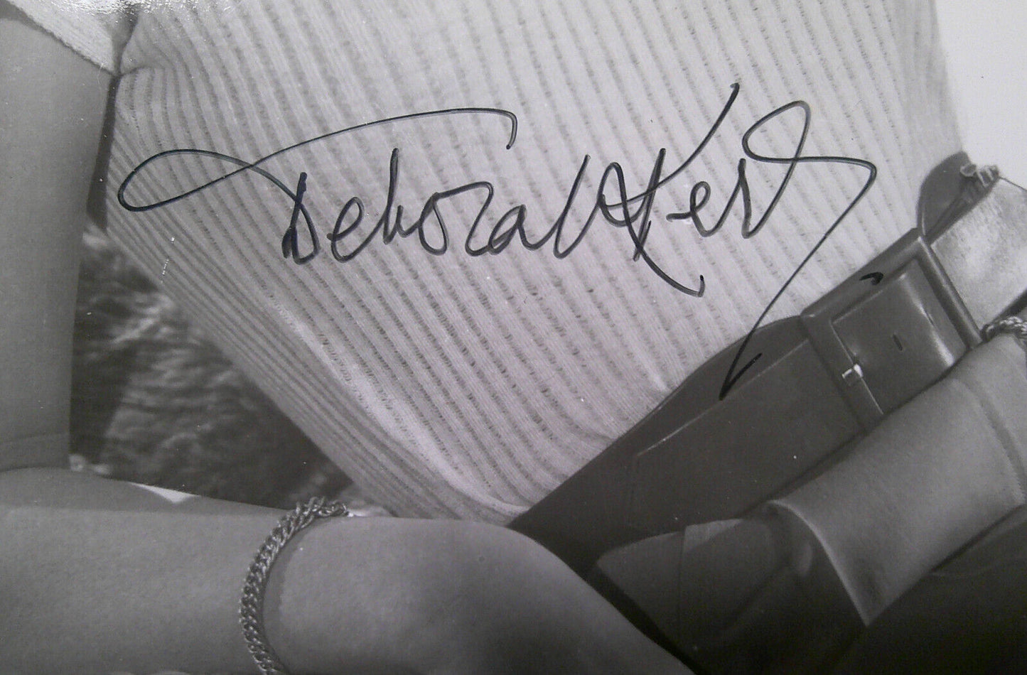 Vintage Deborah Kerr original Hand Signed 8"x10" Photo