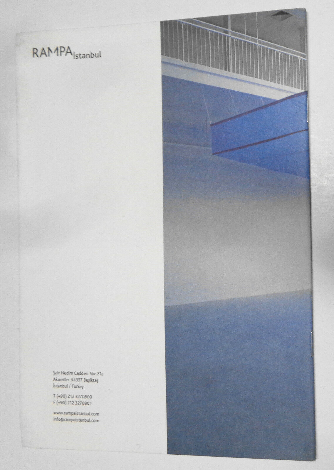 Ayse Erkmen - Exhibition catalog, Rampa Gallery (Istanbul) 2011