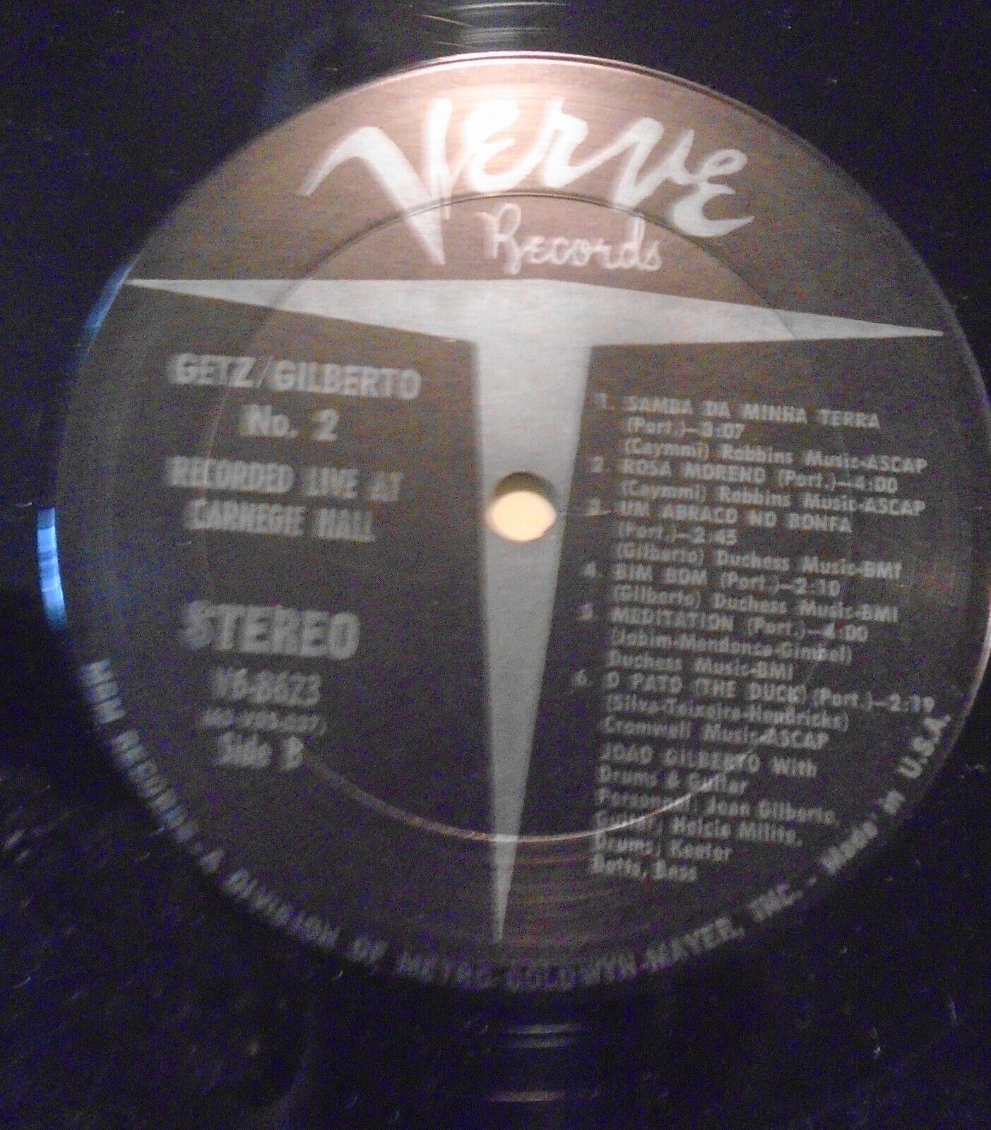 Getz / Gilberto 2 LP lot - Verve Gatefolds - V-8545 Mono; V6-8623 Stereo VG+, NM
