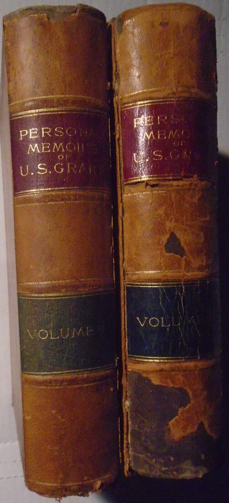 Personal Memoirs of U.S. Grant - 2 Volumes Set - First edition 1885/86