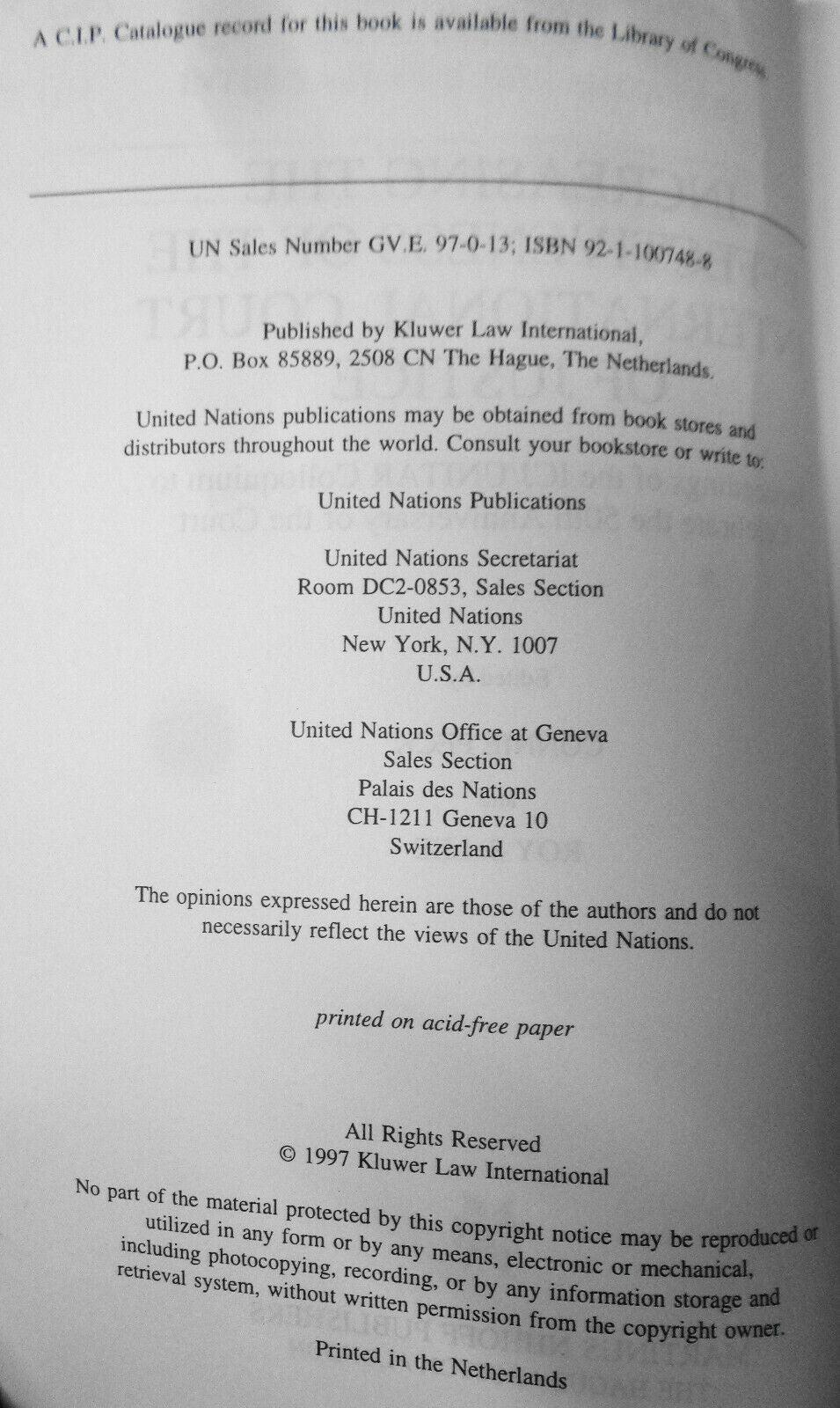 Increasing the effectiveness of the International Court of Justice - Connie Peck