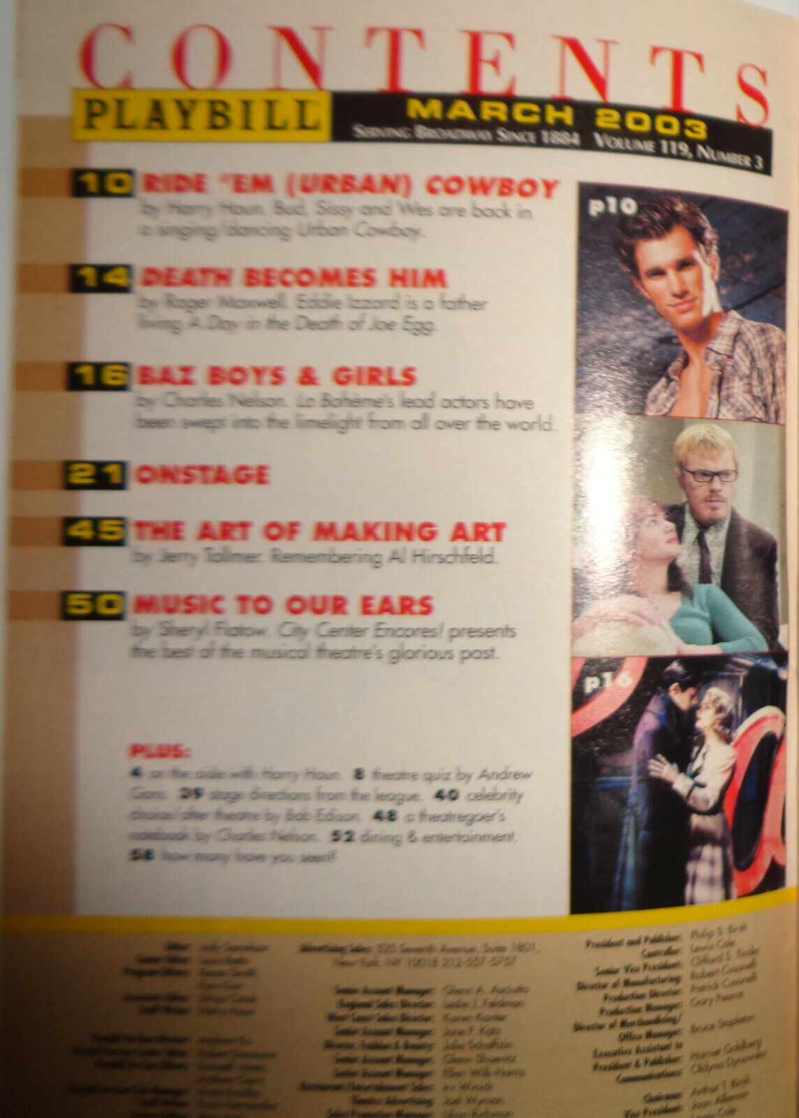 F*CKING A - PLAYBILL - MARCH 2001 - PUBLIC THEATER, NYC - With ticket stub