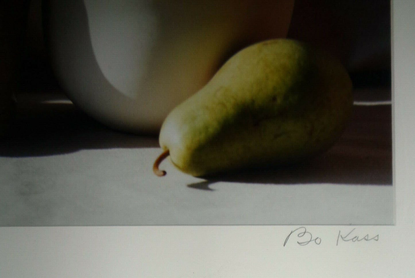 Bo Kass : Pears with Pitcher & Bowl - Signed original C-Print framed