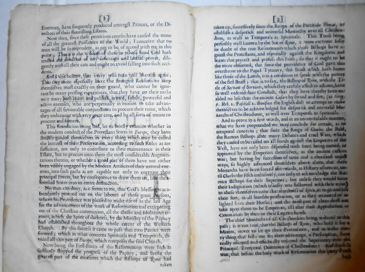 1679 Discourses on the Present State of the Protestant Princes of Europe