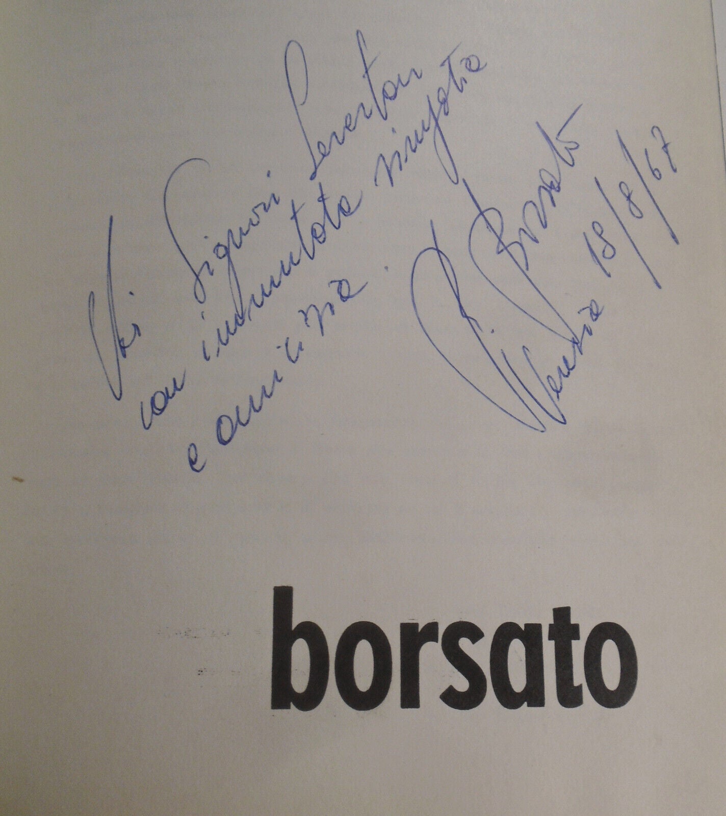 1967 Renato Borsato - SIGNED Panorama D'arte Moderna - Grafica 36: Sicilia 61-64