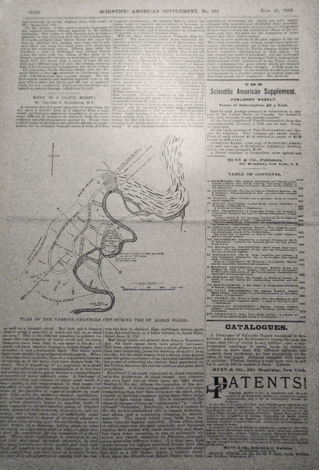 Scientific American Supplement, July 21, 1894 - Spanish Armored Cruiser, etc