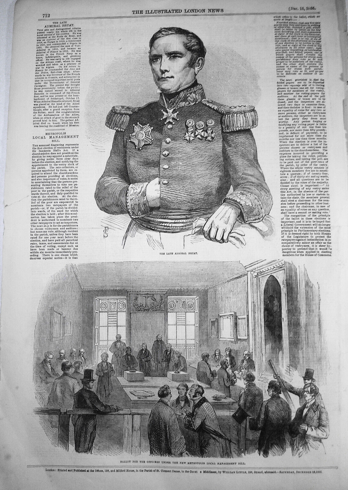 Illustrated London News December 15, 1855 Cocoa cultivation; Train explosion etc